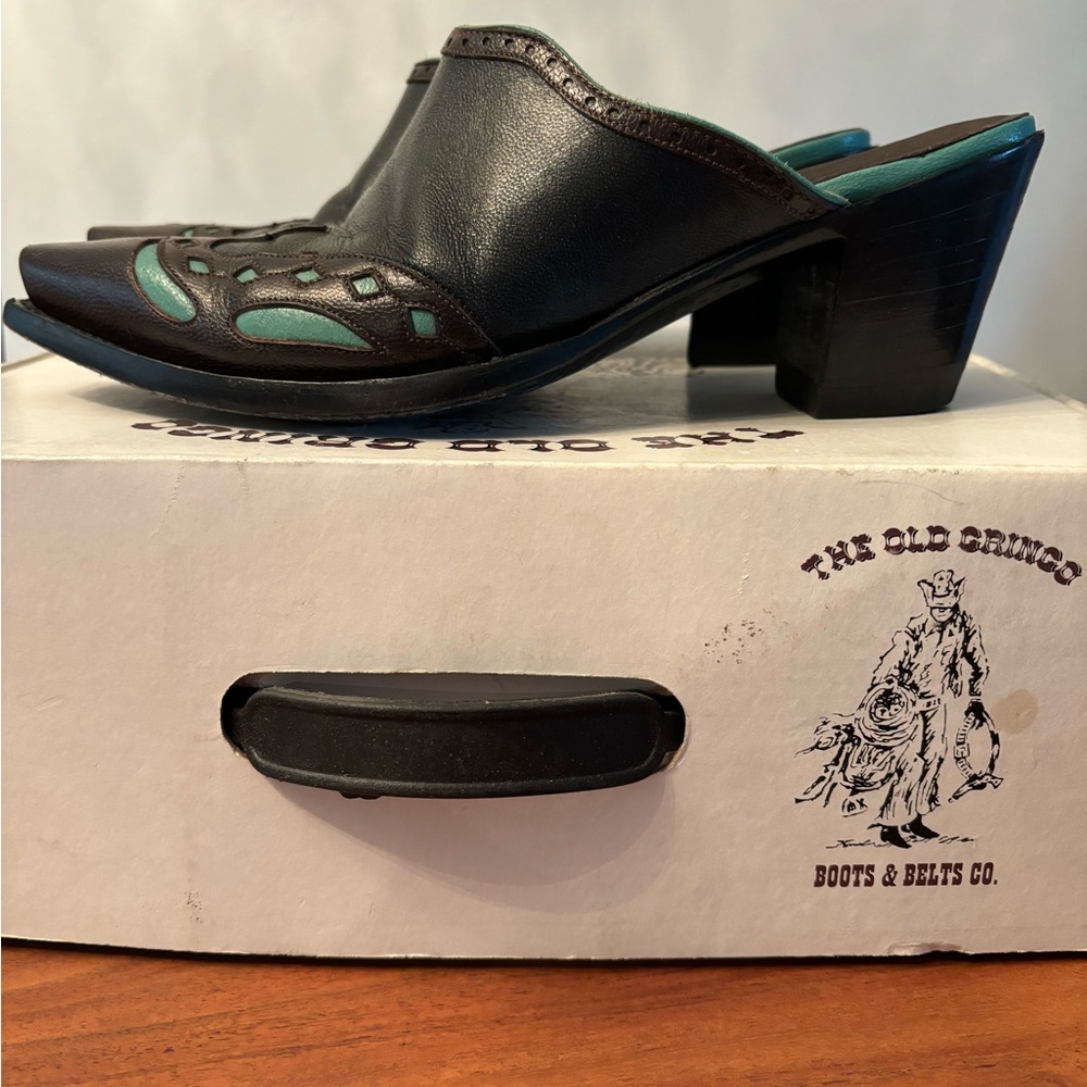 The Old Gringo Monarca mule size 8.5 width B very lightly worn